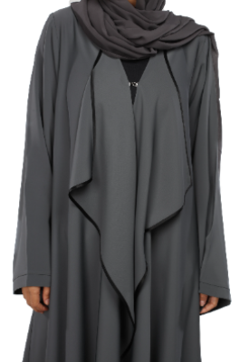 Color Neda fabric Abaya with stitching design