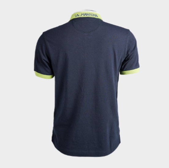 Men"s short-sleeved polo shirt in regular fit stretch cotton - Valentino