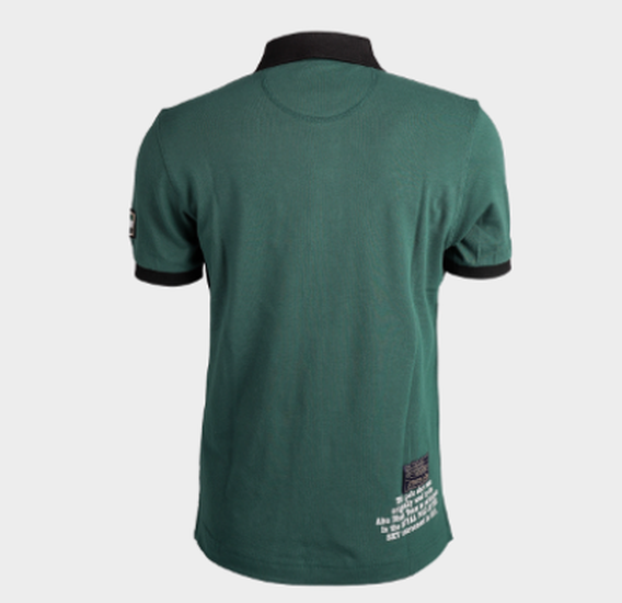 Men"s short-sleeved polo shirt in regular fit stretch cotton - Vallee