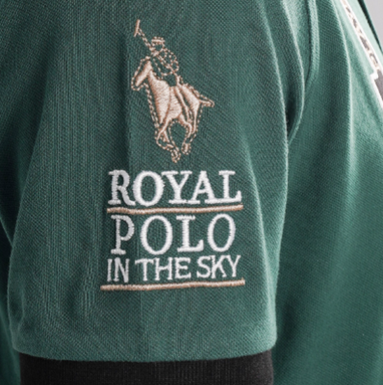 Men"s short-sleeved polo shirt in regular fit stretch cotton - Vallee