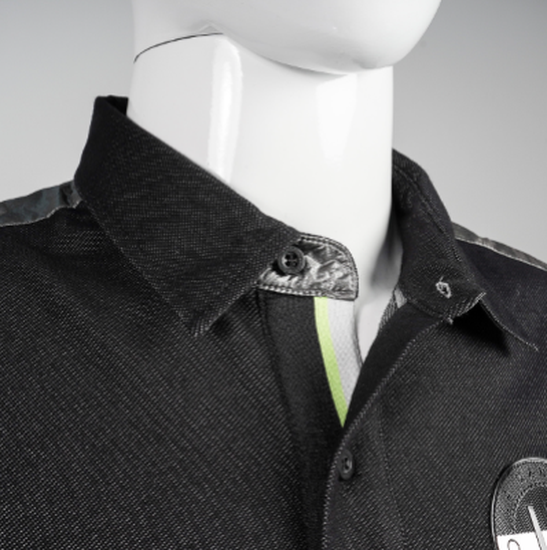 Men"s regular fit cotton blend short sleeve polo shirt - Virge