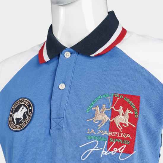 Regular fit 100% cotton short-sleeved polo shirt for men - Velimir