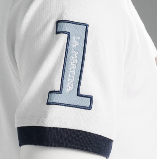 Men"s short-sleeved polo shirt in regular fit stretch cotton - Valerien