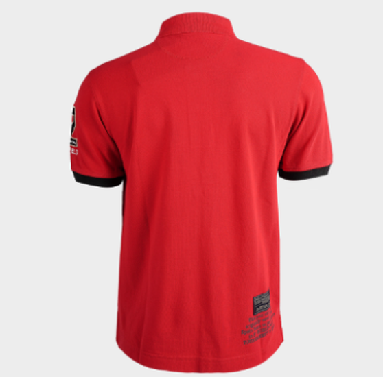 Regular fit 100% cotton short-sleeved polo shirt for men - Vireo