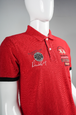 Regular fit 100% cotton short-sleeved polo shirt for men - Vireo