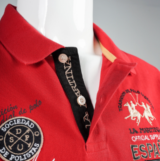 Regular fit 100% cotton short-sleeved polo shirt for men - Vireo