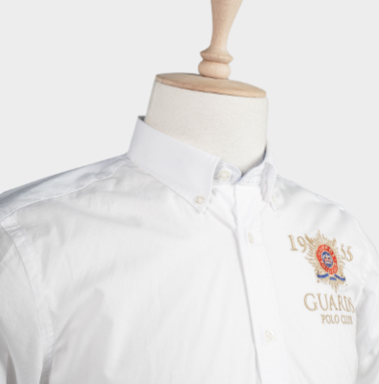 Men"s long-sleeved shirt in regular fit stretch cotton - Volker