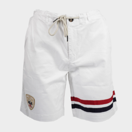 Man bermuda shorts in cotton stretch regular fit - Vered