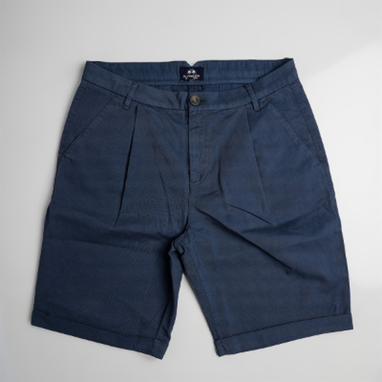 Man bermuda shorts in linen and cotton regular fit - Vics