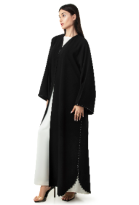Modern Black Abaya Awesome Black