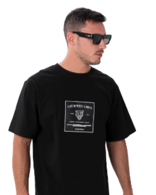 TANJIM SQUAD T-SHIRT LIVE WITHOUT LIMITS Black