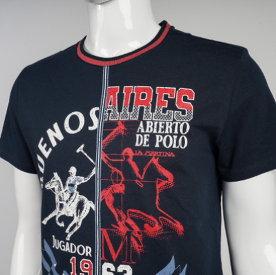 Men"s 100% cotton regular fit short-sleeved T-shirt - Verrell