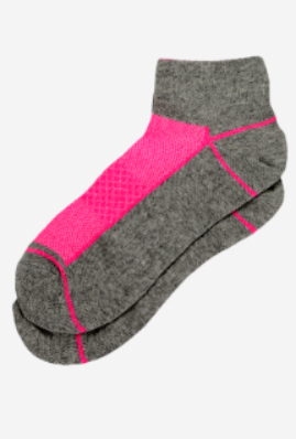 Set Of 3 women"s 8513 Short Sock Gray Free size Grey