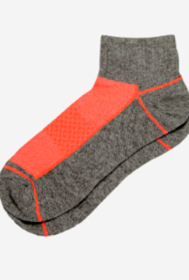 Set Of 3 women"s 8513 Short Sock Gray Free size Grey