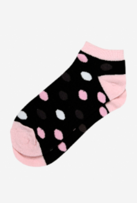 Set Of 3 Women"s 8517 Short Sock Black Free Size