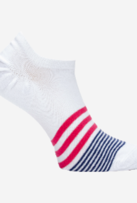 Women"s Patterned Short Sock One Size COL2