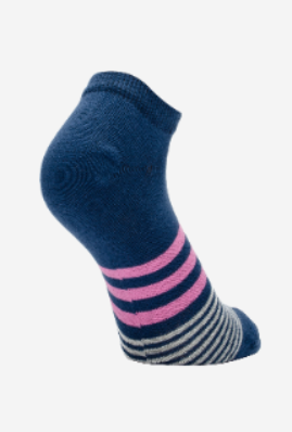 Women"s Patterned Short Sock One Size
