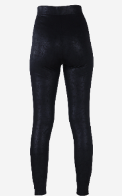 Women Leather Legging Black