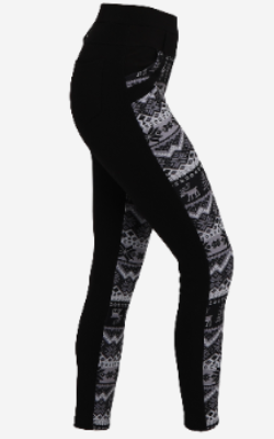 WOMEN LEGGINGS PLG210 BLACK S/M