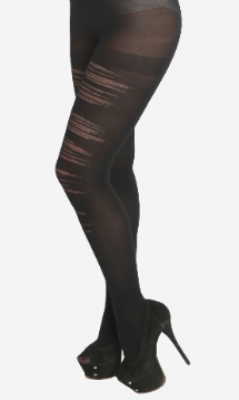 Women"s Slash Tight Black