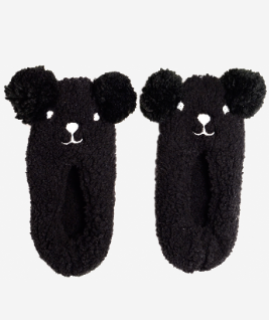 Women"s Home Slippers Black Free Size