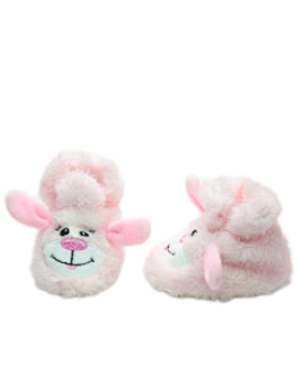 Baby"s Puppy Winter Slipper Pink S-0/9