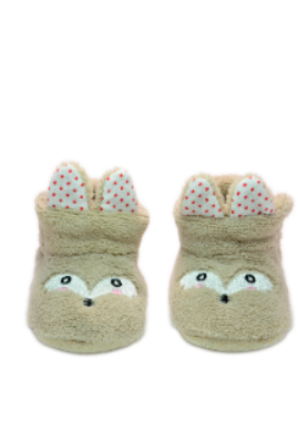 Baby"s Fox eyes Winter Slipper Beige S-0/9