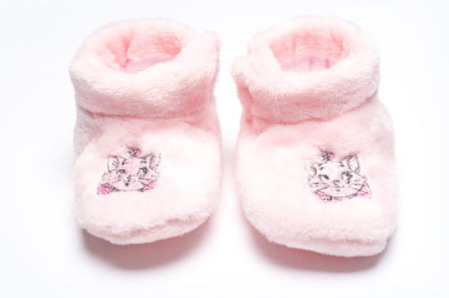 BABY HOME SOCKS BB327 C:PINK S:0-6M(11CM)
