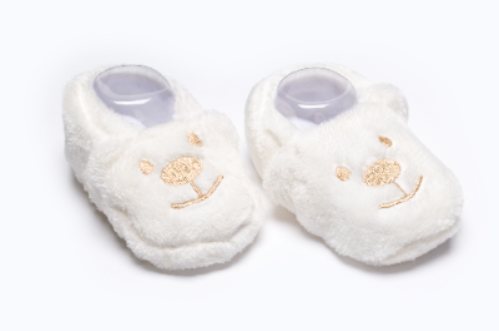 BABY HOME SOCKS BB328 C:OFF.WHITE S:6-12M(12CM)