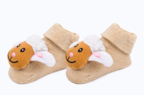 Baby"s Funky Socks Beige S-12/24 M