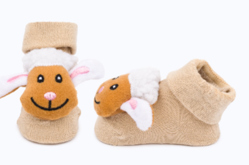 Baby"s Funky Socks Beige S-12/24 M