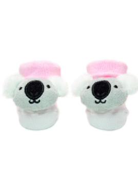 Baby"s Koala Socks White/Pink S-0/12