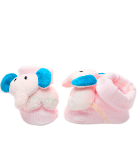 Baby"s Elephant Socks Pink S-0/12 M