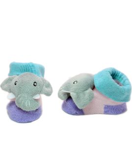 Baby"s Elphant Socks Pink/Blue S-0/12 M