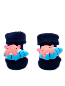 Baby"s Sprocketing Socks Navy S-0/12 M