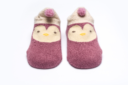 BABY SOCKS BB332 C:D.PINK S:6-12M