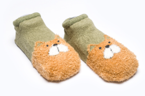 BABY SOCKS BB335 C:YELLOW/GREEN S:6-12M