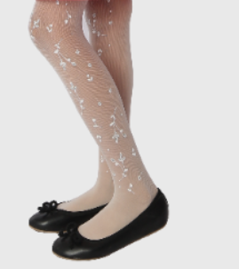 Girl"s Brode Tight Vanilia 2/3 Y