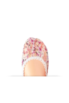 Women"s Patterned Liner Sock Pink Free Size