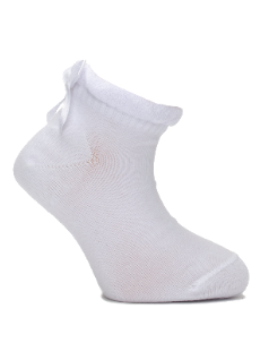 Girl"s Ruffle Socks White 7/8 y WHITE