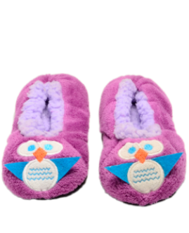 Owl Faces Witner Slipper Mouve M