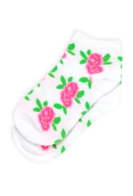 Pack of 3 Girl"s 4509 Short Sock GREEN 6-7 Y