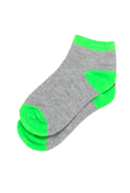 Pack of 3 Girl"s 4510 Short Sock FUCHSIA 4-5 Y